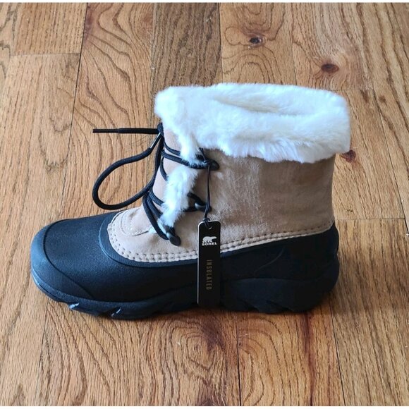 Sorel Snow Angel Taupe Waterproof Insulated Winter & Snow Lace Boots Womens Sz 7 - Picture 10 of 15